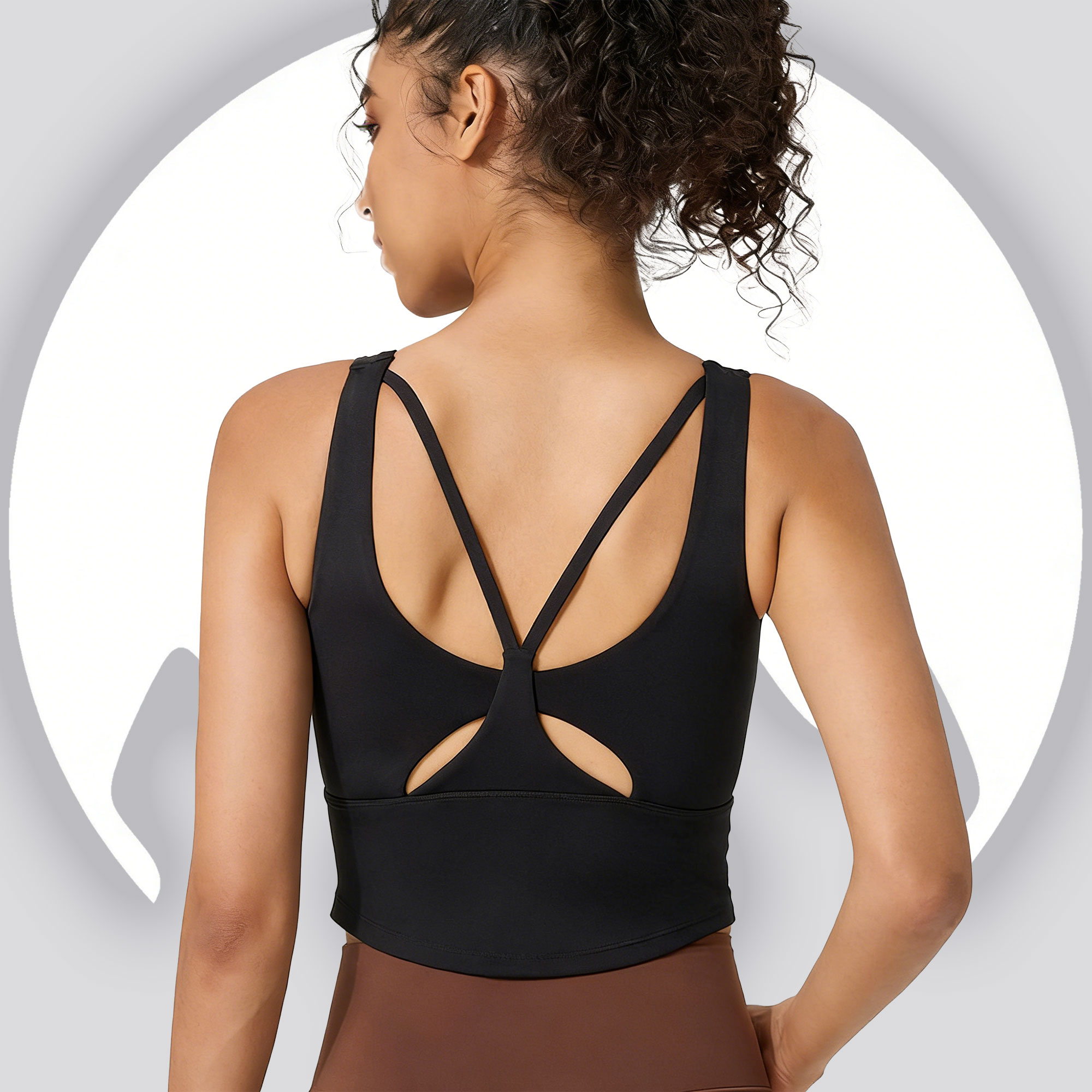 Women's Fixed Cup Yoga Sports  - огляд і ціна Sports Bra High Impact