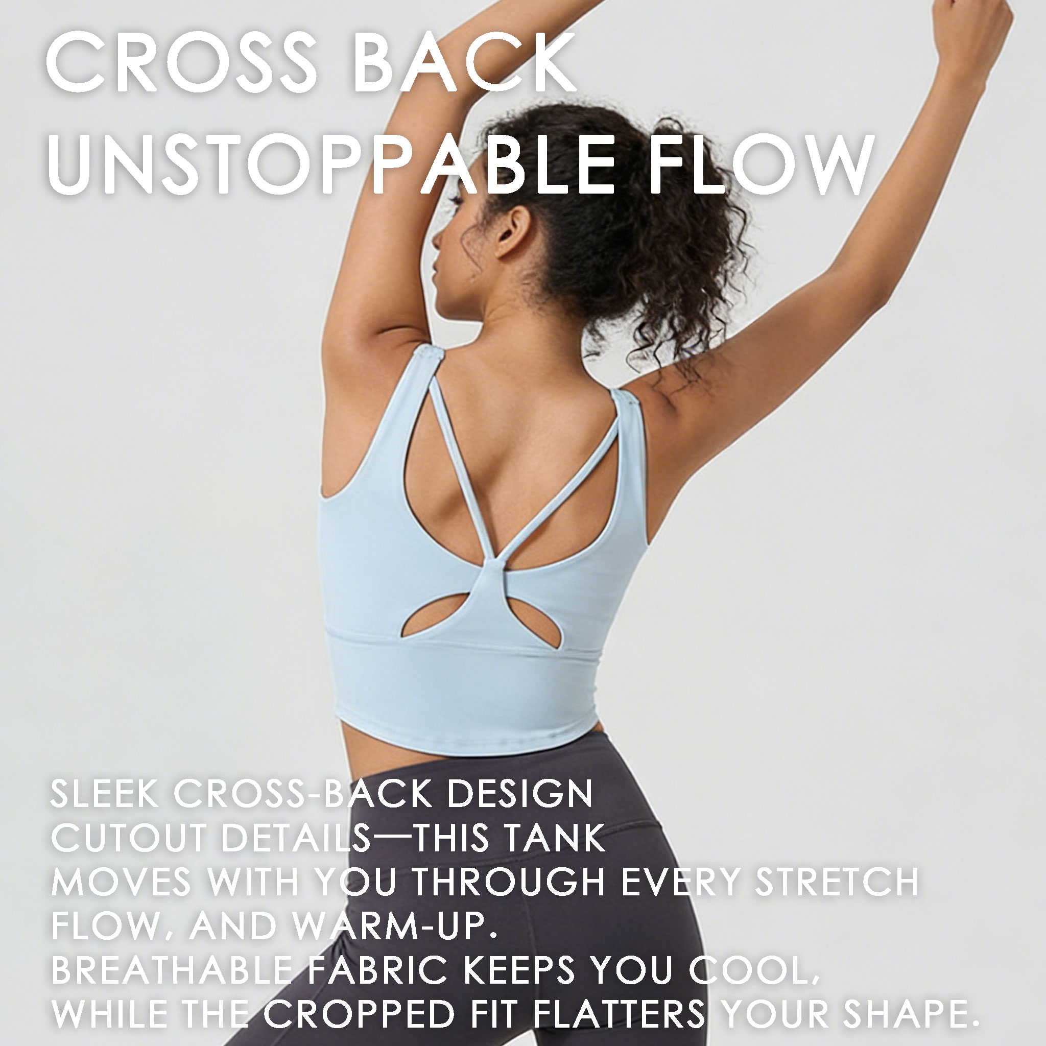 Women's Fixed Cup Yoga Sports  - огляд і ціна Sports Bra High Impact