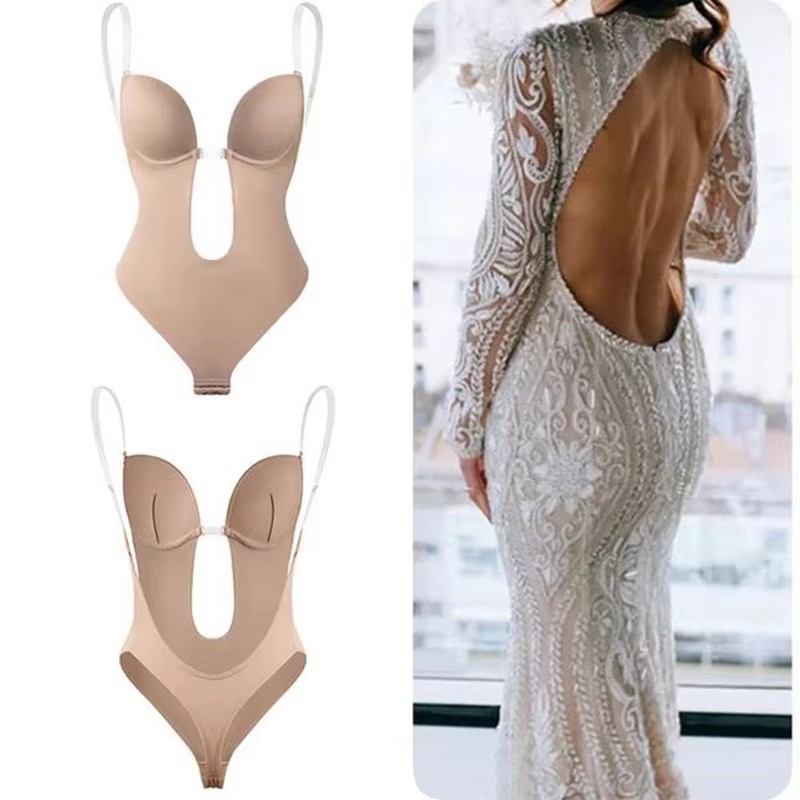 Anti Slip Glue Backless Body S - огляд і ціна Shapewear Bodysuit Firm